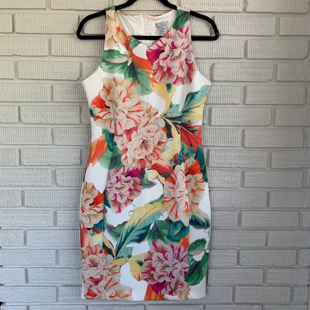 H&m Floral Sleeveless Dress